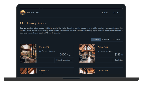 The Wild Oasis App - 
